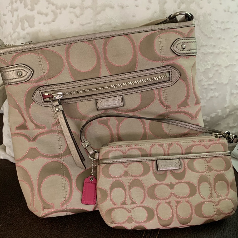 Coach Crossbody and Wristlet